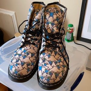 Limited addition Dr. Martens adventure time boots